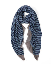 Norah Knit in Blue Autumn/Winter Scarf